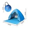 Premium Beach Tent Easy Setup,Pop-up Sun Shelter with UPF 50+ Rated Sun Protection & Extended Porch - Beach Essentials view 2