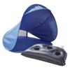 Pop Up Beach Tent,Mini Size Beach Shelter Tent,Instant Portable Beach Sun Shade Tent with Carry Bag,Air Pillow (Color : Blue) view 1