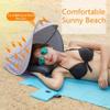 Pop Up Beach Tent,Mini Size Beach Shelter Tent,Instant Portable Beach Sun Shade Tent with Carry Bag,Air Pillow (Color : Blue) view 3