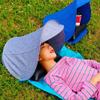 Pop Up Beach Tent,Mini Size Beach Shelter Tent,Instant Portable Beach Sun Shade Tent with Carry Bag,Air Pillow (Color : Blue) view 4