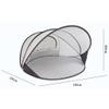 Beach Tent,UPF 50+ Sun Shelter,Lightweight Beach Sun Shade,Automatic Sun Umbrella,Pop Up Sun Shelter Fit 2-3 Person (Color : Gray) view 2