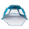 Beach Tent Deluxe Pop Up Sun Shade Shelter for 3-4 Person,UV Protection,Extendable Floor with 3 Ventilating Windows,Stakes,and Guy Lines view 1