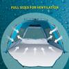 Beach Tent Deluxe Pop Up Sun Shade Shelter for 3-4 Person,UV Protection,Extendable Floor with 3 Ventilating Windows,Stakes,and Guy Lines view 2