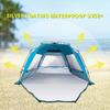 Beach Tent Deluxe Pop Up Sun Shade Shelter for 3-4 Person,UV Protection,Extendable Floor with 3 Ventilating Windows,Stakes,and Guy Lines view 3