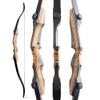 ZSHJGJR Archery 62" Takdown Recurve Bow 30-50 Lbs Hunting Bow Right Handed Wood Bow Riser American Hunting Longbow for Archery Hunting (35lbs, Bow and Arrow Set) view 2