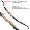 ZSHJGJR Archery 62" Takdown Recurve Bow 30-50 Lbs Hunting Bow Right Handed Wood Bow Riser American Hunting Longbow for Archery Hunting (35lbs, Bow and Arrow Set) view 3