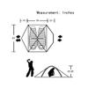 1-2Person Camping Tent,Waterproof Beach Tent,for Beach Mountaineering Travel Hikingfor All Seasons view 2
