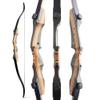 ZSHJGJR Archery 62" Takdown Recurve Bow 30-50 Lbs Hunting Bow Right Handed Wood Bow Riser American Hunting Longbow for Archery Hunting (30lbs, Bow and Arrow Set) view 2