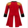 Manyakai Kids Boys Girls Circus Ringmaster Tailcoat Jacket Carnival Party Fancy Dress up Red 16 Years view 2