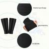 Skylety 4 Pairs Soccer Shin Guard Sleeves Calf Compression Sleeves Football Leg Sleeve Compression Support Sports Sleeve Socks for Men and Women for Soccer Sport Running Cycling view 2