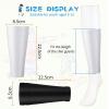 Skylety 4 Pairs Soccer Shin Guard Sleeves Calf Compression Sleeves Football Leg Sleeve Compression Support Sports Sleeve Socks for Men and Women for Soccer Sport Running Cycling view 3