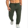 G Gradual Men's Sweatpants with Zipper Pockets Tapered Joggers for Men Athletic Pants for Workout, Jogging, Running (Olive Green, XX-Large) view 2