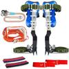 GothicBride Tree Climbing Spikes Set, 304 Stainless Steel Tree Climbing Tool Set Adjustable Tree Climbing Spike 2 Gears with Non-Slip Pedal for Outdoor Activities view 1