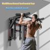 Pull-Up Bar Home Gym Pull Up Bar, Wall-Mounted Adjustable Height Horizontal Bar, 90-Degree Flip Steel Chin Bar, Bearing 400kg (Color : Black) view 3