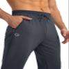 G Gradual Men's Sweatpants with Zipper Pockets Tapered Joggers for Men Athletic Pants for Workout, Jogging, Running (Grey, X-Large) view 4