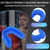 BBTO 6 Pcs Youth Kids Mouth Guard for Sports, Boys Girls Mouth Guard with Case, Mouthguard for Wrestling Boxing Basketball Hockey Football(Classic Style,Blue) view 3