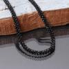 A&M Natural Black Spinel Faceted Round 925 Sterling Silver Rope Necklace With Adjustable Chain, Black Spinel Beaded Necklace, Beautiful Black Spinel Beaded Necklace Jewelry, Handmade Black Spinel Necklace, Black Spinel Beads Necklace view 3