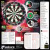Unicorn Eclipse Ultra Bristle Dartboard - Ultra Spider and Bullseye with 33% Less Embedded Wire - Ultra-Vis Number Ring - UniLock System for Stability view 4