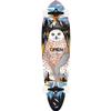 Omen Boards Endangered Snowy Owl Pin Pintail Longboard Complete Skateboard - 9.1" x 38" view 1