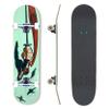 Complete Pro Skateboard by Braille for Girls, Boys, Kids Youth, Adult, Teens, Beginners - Fully Assembled with Poster & Stickers (8.5, Ninja Star) view 1