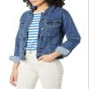 Amazon Essentials Women's Regular Fit Jean Jacket (Available in Plus Size), Medium Wash, X-Small view 1