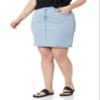 Amazon Essentials Women's Classic 5-Pocket Denim Skirt (Available in Plus Size), Light Wash, 10 view 4