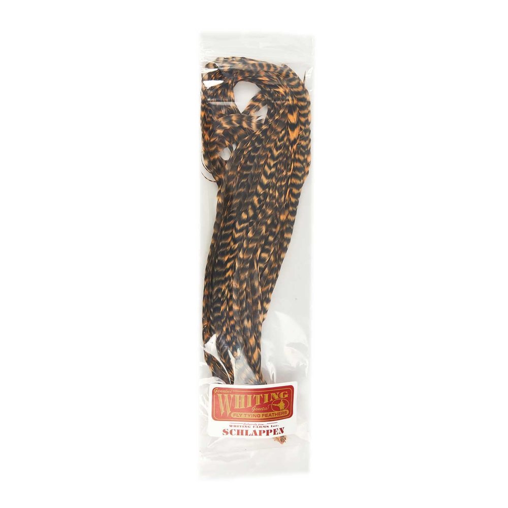 Whiting Farms Schlappen Bundles Under 14 in Grizzly Dyed Shrimp Orange