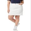Amazon Essentials Women's Classic 5-Pocket Denim Skirt (Available in Plus Size), White, 10 view 1