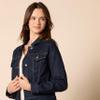 Amazon Essentials Women's Denim Jean Jacket (Available in Plus Size), Rinse Wash, 4X view 4