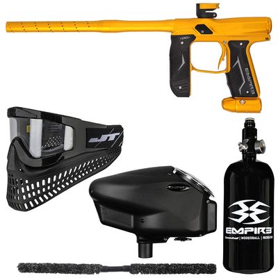 Action Village Empire Axe 2.0 Super Paintball Gun Package Kit (Dust Gold/Dust Gold)