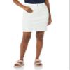 Amazon Essentials Women's Classic 5-Pocket Denim Skirt (Available in Plus Size), White, 4 view 4