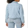Amazon Essentials Women's Regular Fit Jean Jacket (Available in Plus Size), Light Wash, X-Large view 2