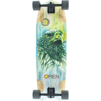 Omen Boards Roswell Eagle Rat Rod Cruiser Complete Skateboard - 9.7" x 32.5"