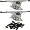Slant Trucks 180mm Inverted Raw Skateboard Reverse Kingpin Trucks - 7.25" Hanger 10.0" Axle with 1" Raven Black Hardware - Bundle of 2 items view 1
