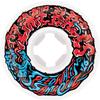 53mm Santa Cruz Skateboards Slime Balls Vomit Mini II White / Red / Blue Skateboard Wheels - 97a with Viper Strike 8mm Precision ABEC 7 Skateboard Bearings - Bundle of 2 items view 2