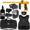 Action Village Empire Axe 2.0 Protector Level 3 Paintball Gun Package Kit (Dust Gold/Dust Gold, Glove Size: Large/X-Large)