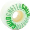 52mm Ghetto Child Classic Logo White / Green Skateboard Wheels - 99a with Viper Strike 8mm Precision ABEC 7 Skateboard Bearings - Bundle of 2 items view 2