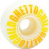 Ghetto Child 54mm Classic Logo White/Yellow Skateboard Wheels - 99a with Viper Strike 8mm Precision ABEC 7 Skateboard Bearings - Bundle of 2 Items view 2