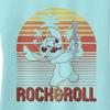 Disney Junior's Lilo Rock and ROLL Stitch Slim Fit, Scoop Hem Racerback Tank, Cancun, Medium view 2