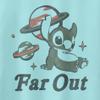 Disney womens Far Out Stitch T Shirt, Cancun, Large US view 2