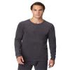 32 Degrees Mens Heat Performance Thermal Heavyweight Baselayer Crewneck Long Sleeve Fleece Top, Stingray, Small view 1