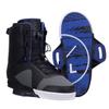 Hyperlite Team X Mens Wakeboard Bindings Black/Blue 9-10 view 1