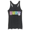 Disney Junior's Lilo Stitch Box Tri-Blend Racerback Layering Tank, Black Heather, XX-Large view 1