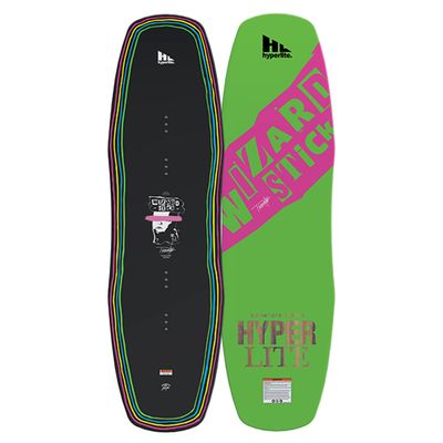 Hyperlite Wizardstick Mens Wakeboard Black/Green 157cm