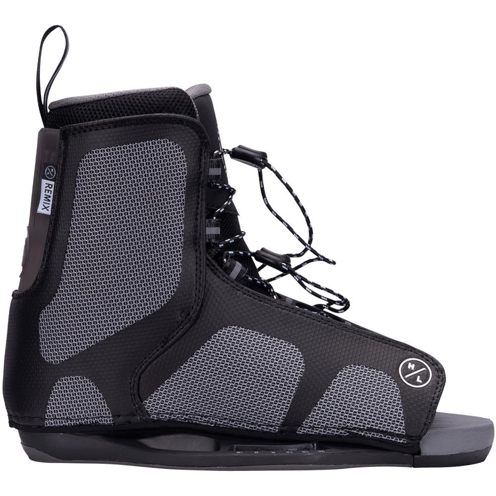 Hyperlite Remix Mens Wakeboard Bindings Black/Grey 10-14