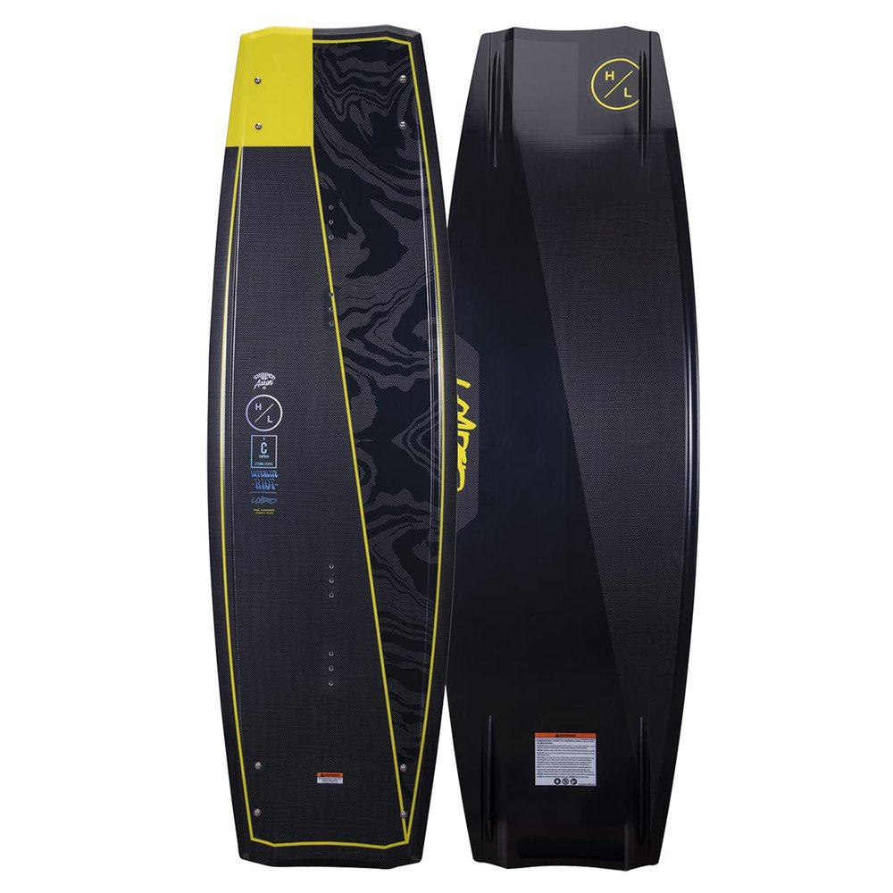 Hyperlite Riot Loaded Mens Wakeboard Black/Yellow 145cm