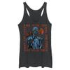 Star Wars Junior's Force Box Tri-Blend Racerback Layering Tank, Black Heather, X-Small view 1