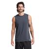 Russell Athletic Men's Cotton Performance Sleeveless Muscle T-Shirt, Black Heather, X-Large view 1