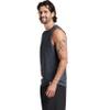 Russell Athletic Men's Cotton Performance Sleeveless Muscle T-Shirt, Black Heather, X-Large view 4