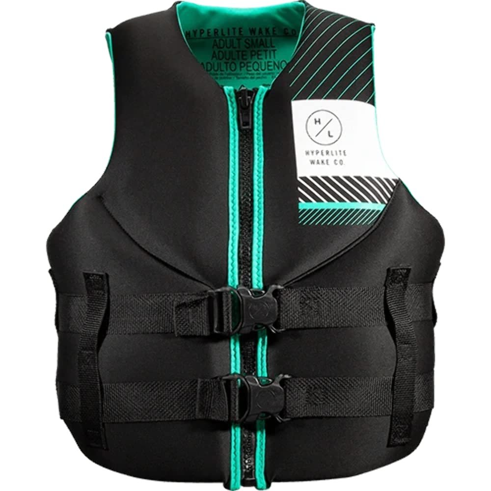 Hyperlite indy CGA Womens Wakeboard Vest Black/Teal Sz XS